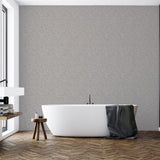 Arthouse Quartz Textured Wallpaper – Paste the Paper Heavyweight Vinyl with Beaded Glitter, Silver