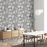 Arthouse Palm Grove Wallpaper – Paste the Wall Tropical Palm Leaf Feature Wall Covering, Grey and Beige