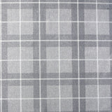 Arthouse Heritage Check Wallpaper – Paste the Paper Tartan Fabric Effect Wall Covering, Grey and Silver