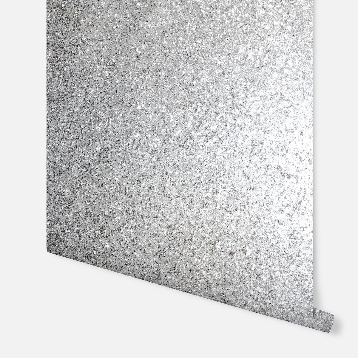 Arthouse Sequin Sparkle Wallpaper – Paste the Wall Textured Metallic Sequin Finish, Silver