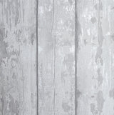Arthouse Metallic Washed Wood Wallpaper – Paste the Paper Pale Wood Effect with Silver Highlights