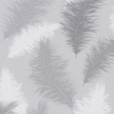 Arthouse Sussurro Wallpaper – Paste the Paper Gel Effect Feathers Feature Wall Covering, Grey