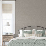 Arthouse Country Plain Wallpaper – Paste the Wall Heavyweight Vinyl with Metallic Shimmer, Strippable, Taupe