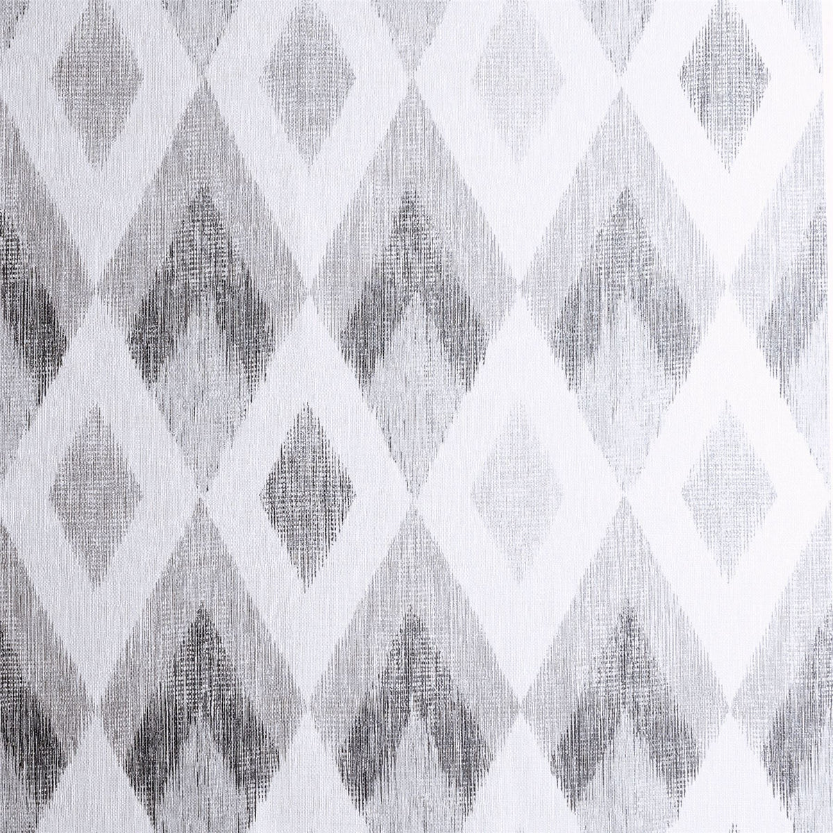 Arthouse Scandi Diamond Wallpaper – Paste the Paper Textured Geometric Diamond Design with Sheen, Silver