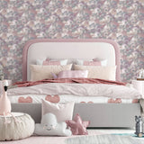 Arthouse Vanilla Skies Wallpaper – Dreamy Cloud Design for Bedrooms and Ceilings, Pink and Purple