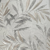 Arthouse Luxury Leaf Wallpaper – Delicate Soft Silver Leaf Design, Heavyweight Vinyl for High-Traffic Rooms
