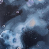 Arthouse Out of This World Glitter Wallpaper with Planets – Paste the Paper Feature Wall Covering, Navy