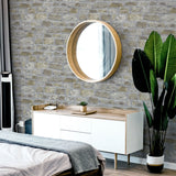 Arthouse Country Stone Brick Effect Wallpaper – Realistic Photographic Feature Wall Covering