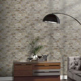Arthouse Country Stone Brick Effect Wallpaper – Realistic Photographic Feature Wall Covering