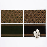 Astley Scallop Coir Doormat, 45 x 75cm – Black