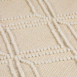 Blenheim Diamond Hand Woven Rug, 160 x 230cm – 100% Recycled Plastic Bottles Revival Collection, Cream