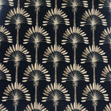 Arthouse Palm Palace Wallpaper – Gold Metallic Palms on Black, Paste the Wall Exotic Colonial Style