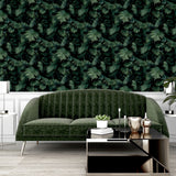 Arthouse Fern Wall Wallpaper – Photographic 3D-Effect Deep Green Fern Leaves, Paste the Paper