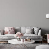 Arthouse Luxury Plain Heavyweight Vinyl Wallpaper with Textured Finish – Paste the Paper, Soft Silver