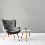 Arthouse Luxury Plain Heavyweight Vinyl Wallpaper with Textured Finish – Paste the Paper, Soft Silver