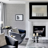 Arthouse Luxury Plain Heavyweight Vinyl Wallpaper with Textured Finish – Paste the Paper, Grey