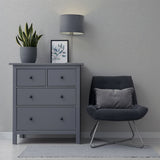 Arthouse Luxury Plain Heavyweight Vinyl Wallpaper with Textured Finish – Paste the Paper, Grey