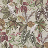 Arthouse Vintage Parrot Tropical Leaf Wallpaper with Colourful Details – Paste the Paper, Multi