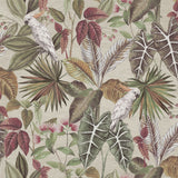 Arthouse Vintage Parrot Tropical Leaf Wallpaper with Colourful Details – Paste the Paper, Multi