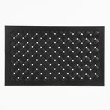Reddish Rubber Lattice Doormat, 45 x 75cm