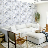 Arthouse Bahia Marble Wallpaper with Metallic Gold Detailing – Elegant Flat Surface Finish, Mono Gold