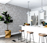 Arthouse Whitewashed Wall Wallpaper – Neutral Minimal Design for Feature Walls and Chimney Breasts, White