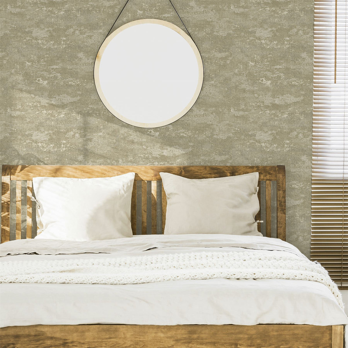 Arthouse Patina Heavyweight Vinyl Wallpaper with Metallic and Glitter Effects – High Traffic Areas, Neutral