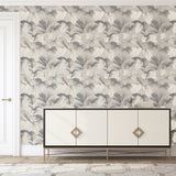 Arthouse Palm Grove Wallpaper with Palm Tree Design and Soft Matt Finish – Tropical Feature Wall, Natural