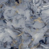 Arthouse Bahia Marble Flat Surface Wallpaper with Navy, Grey & Metallic Gold Detailing – Paste the Paper