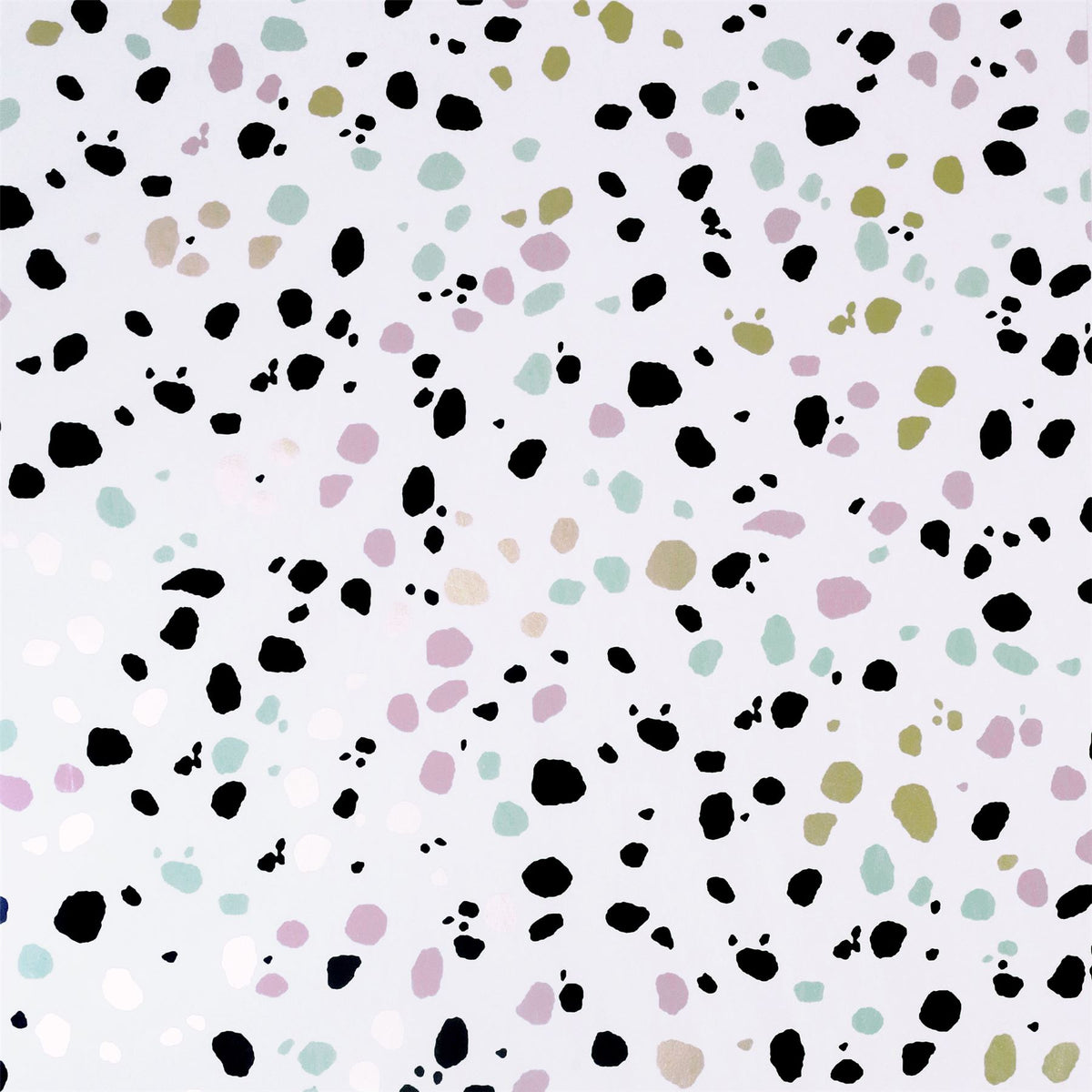 Arthouse Dalmatian Pastel Multi Animal Print Wallpaper – Fun Feature Wall for Kids Rooms, Hallways & Bedrooms