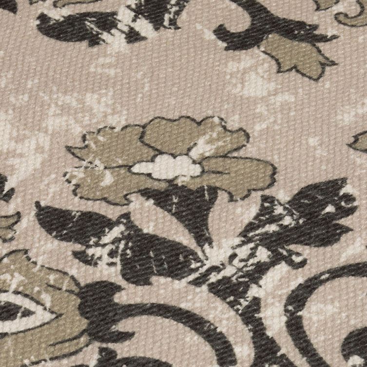 Kew Antique Printed 120x170cm Grey Rug with Tassel