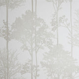 Arthouse Stardust Tree Glitter Vinyl Wallpaper – Gold Tree Silhouettes, Hardwearing Textured Design, Neutral