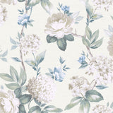 Arthouse Keeka Floral Wallpaper – Elegant Trailing Flowers for Feature Walls, Blue & Cream