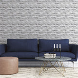 Arthouse Painted Canvas Expressionist Wallpaper – Paste the Wall Feature Wall Design, Grey