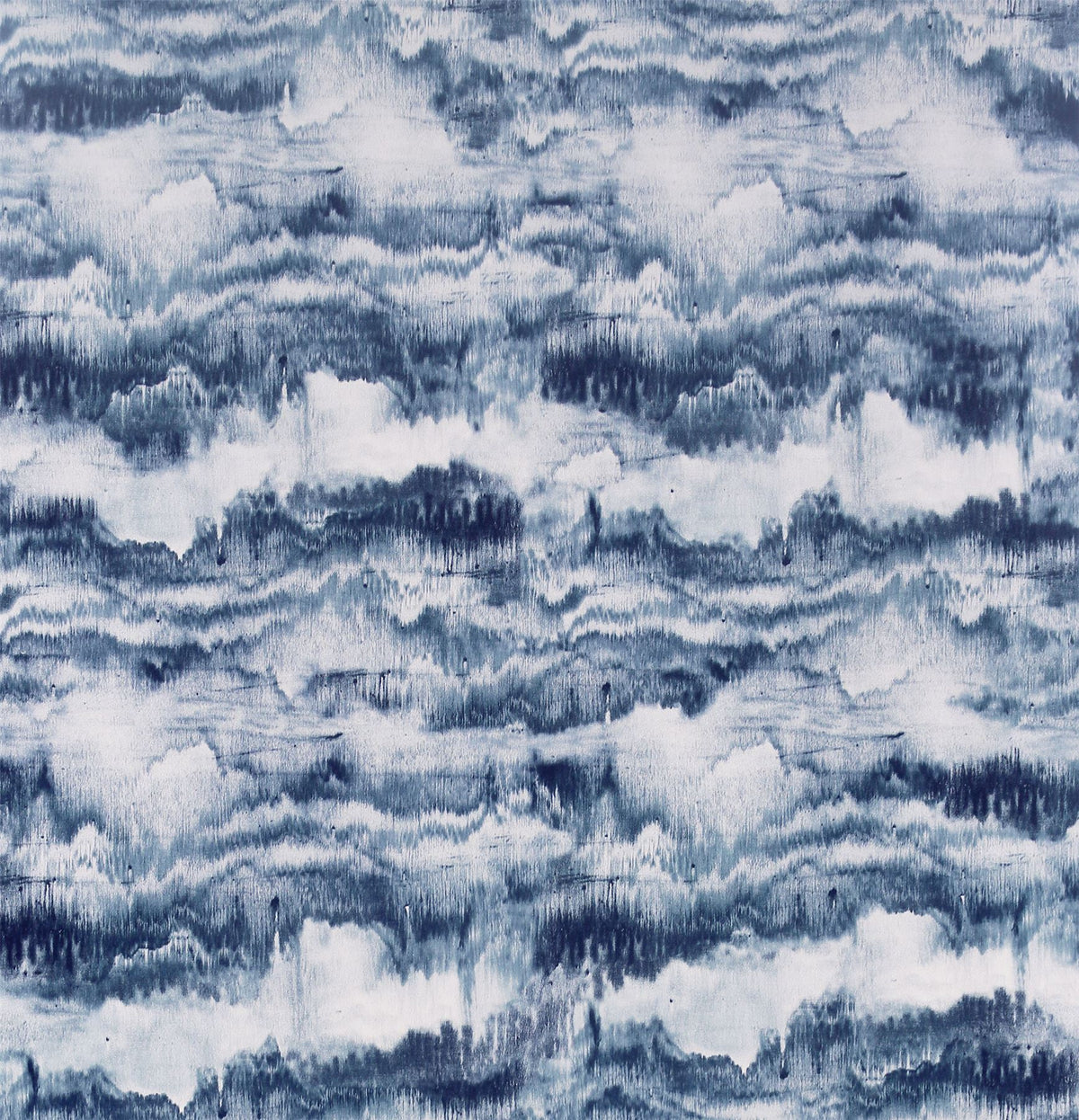 Arthouse Painted Canvas Expressionist Wallpaper – Paste the Wall Feature Wall Design, Navy