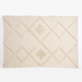 Esselle Home Windsor Geo Tufted Rug, 160 x 230cm – Recycled Plastic Bottles, Indoor Outdoor Use, Cream