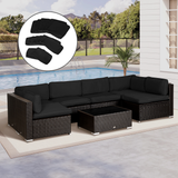 Outsunny cushion cover polyester fabric texture
