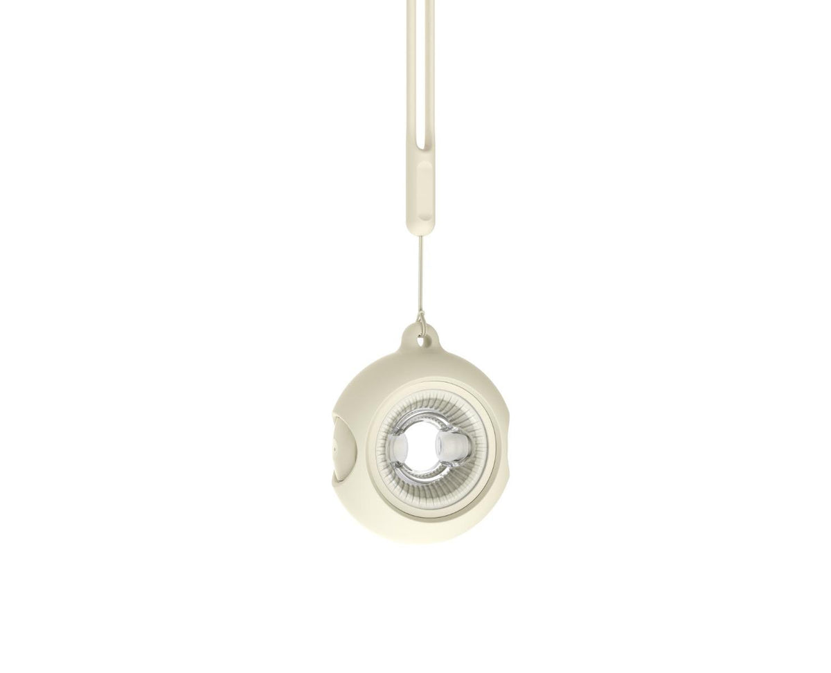 WYEWAVE True Wireless Earbuds with Necklace, Soft Touch – 10m Range, 18 Hour Playtime, Beige