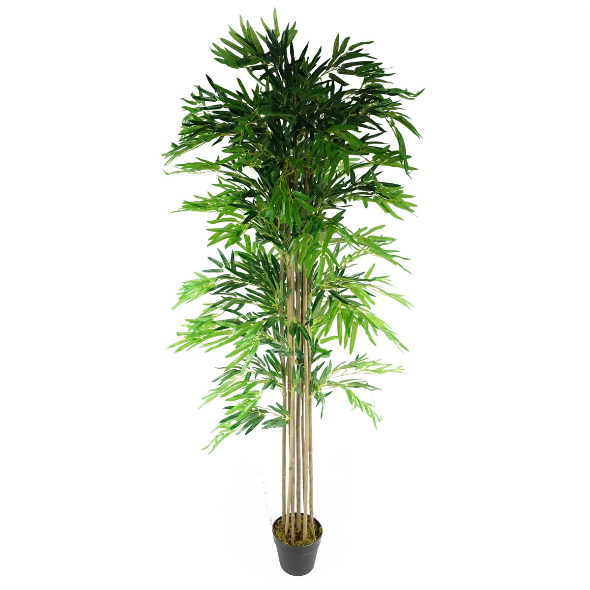 180cm (6ft) Artificial Bamboo Plants – XL Natural Green Trees for Home Decor