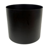Leaf Black Metal Planter Plant Pot, 20 x 18cm – Handmade Rustic Polished Finish for Indoor Plants