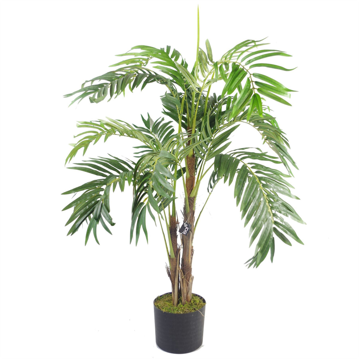 120cm Premium Artificial Palm Tree with Pot – Realistic Wired-Stem Faux Plant for Home Decor