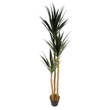170cm Artificial XL Triple Yucca Tree Plant Spiky Tree Plant Realistic