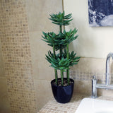 60cm Artificial Tropical Yukka Palm in Decorative Planter – Realistic Low-Maintenance Faux Plant