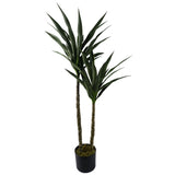 Botanik 120cm Tropical Yucca Tree – UV Resistant Outdoor Artificial Plant with Fixed Branches