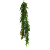 Leaf Design UK 100cm Artificial Hanging String of Pearls Fern Plant – Unpotted Bare Stem, Dark Green