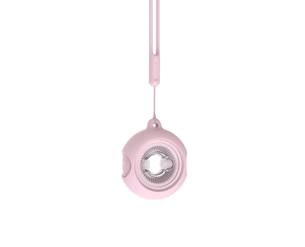 WYEWAVE True Wireless Earbuds with Necklace and Charging Case, Soft Touch – Bluetooth Earphones, Pink