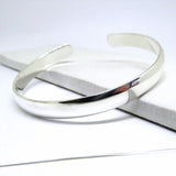 Aye Do Gifts Chunky Silver Bangle – Sterling Silver Plated Statement Bracelet for Women, Gift Boxed