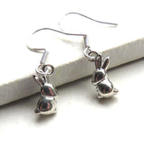 Aye Do Gifts Bunny Rabbit Drop Earrings – Sterling Silver Plated, Nickel Free, Silver, Gold or Rose Gold Charm