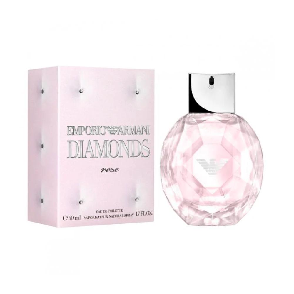 Emporio Armani Diamonds Rose Eau de Toilette Spray 50ml – Floral, Fresh & Citrus Fragrance for Women