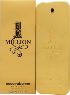Paco Rabanne 1 Million Eau de Toilette Spray 200ml for Men